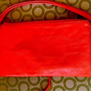 Orange crossbody bag/wallet